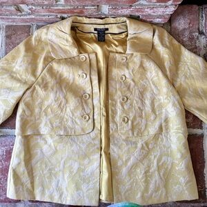 Bob Mackie Butter Yellow Swing Jacket